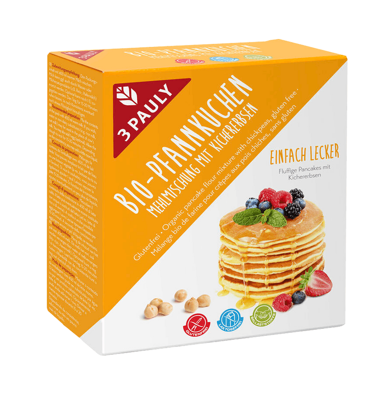 Bio Pfannkuchen Backmischung mit Kichererbsen, 7 Stück im Bundle, 7x 250g