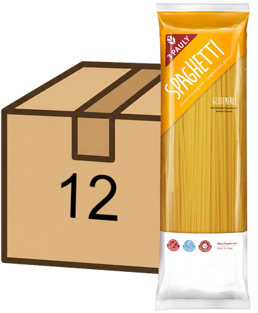 4009680363081-3Pauly-Spaghetti-500g-12er-Bundle.png Spaghetti glutenfrei und laktosefrei 12er Bundle, 500g