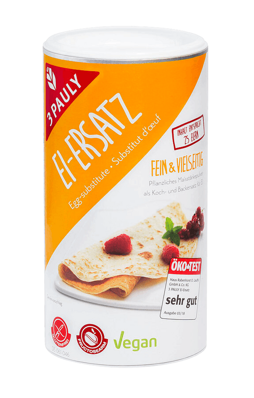 Ei-Ersatz pflanzliches Maisstärkepulver als Koch- und Backersatz für Ei, glutenfrei, Bundle mit 6 Stück, 250g