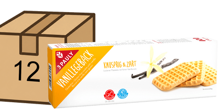 Vanillegebäck Maiskeks mit feiner Vanillenote 12er Bundle, 125g