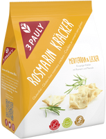 Rosmarin Kräcker mit Meersalz, glutenfrei, 125g