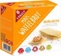 Mais Waffelbrot luftig gebacken, glutenfrei, 100g
