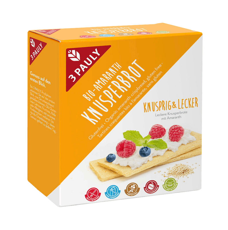Bio-Amaranth Knusperbrot, Bundle mit 7 Stück, 7x 100g