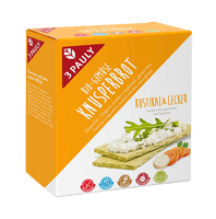 Bio-Gemüse Knusperbrot, glutenfrei, Einzelpackung, 100g